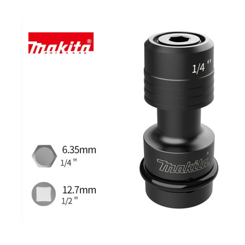 อแดปเตอร์แปลงลูกบล๊อก1/2 เป็นดอกไขควงหกเหลี่ยม1/4 B-68476 MAKITA