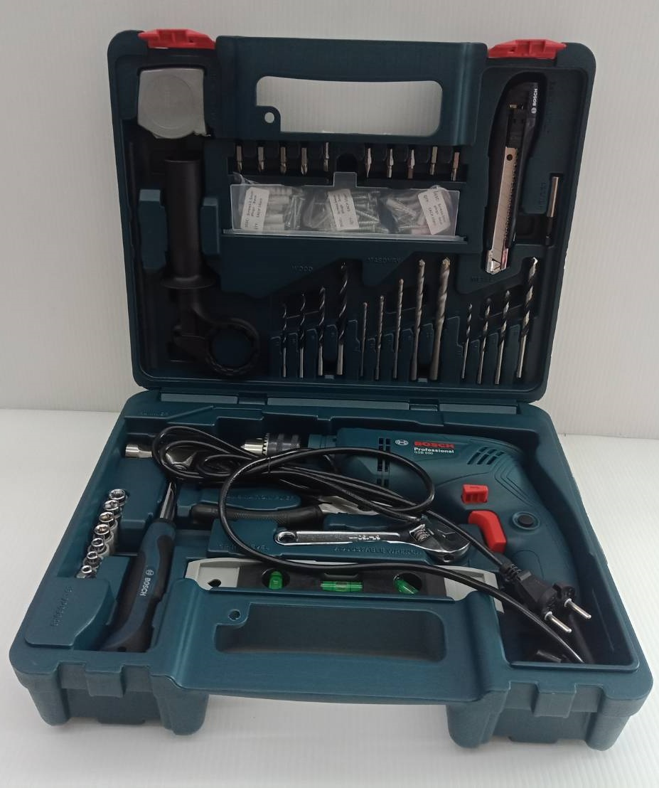สว่านกระแทก1/2 GSB600 Carrying Case 100 Pc. Kit BOSCH