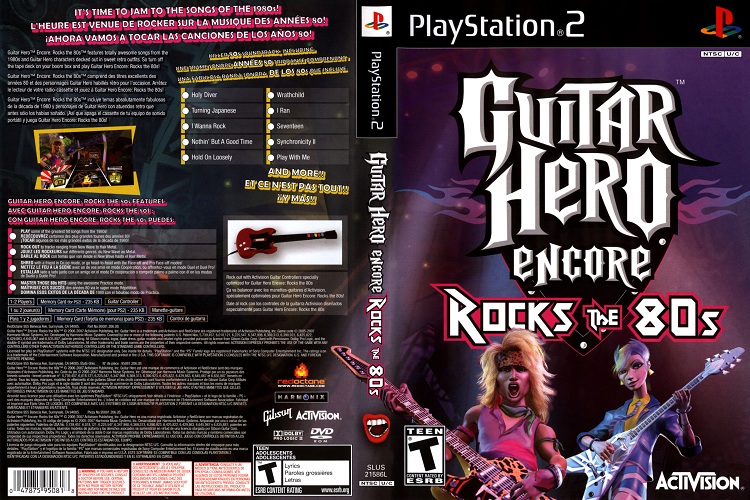 GUITAR HERO ENCORE ROCK THE 80S [US : DVD5 1 Disc]