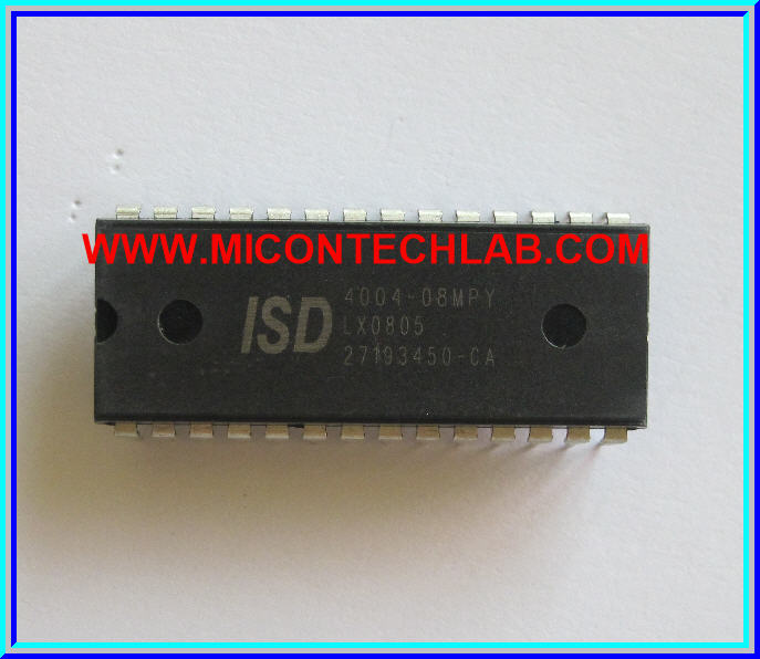 1x ISD4004-08MPY Multi-Message Voice Record & Playback 8 minutes ISD4004 IC Chip