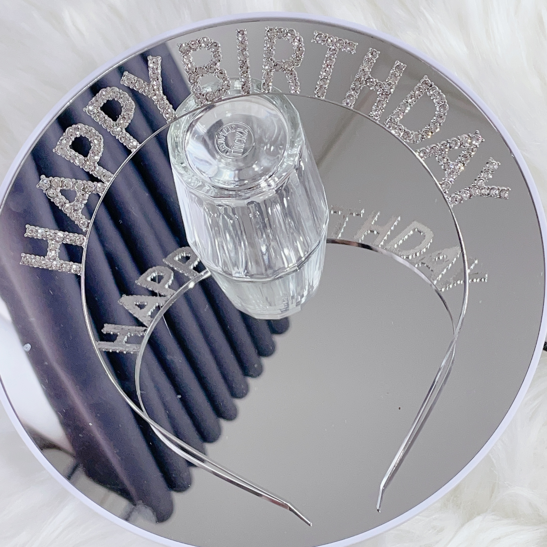 คาดผม Happy Birthday งานโลหะ พรีเมี่ยม ส่งจากไทย