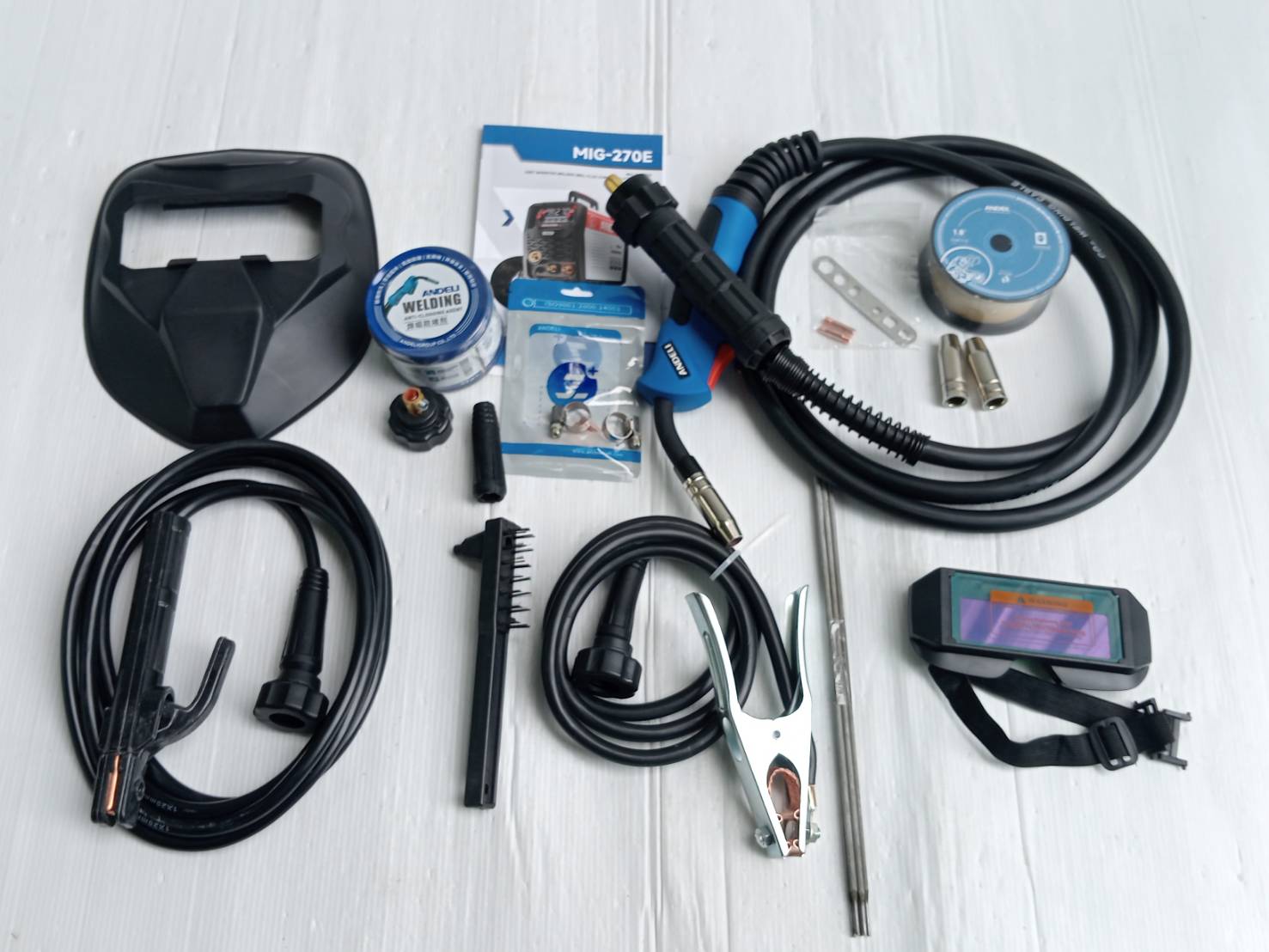 เครื่องเชื่อม160A MIG-270E MAX หน้าจอLED ปรับไฟแสดงผล ANDELI