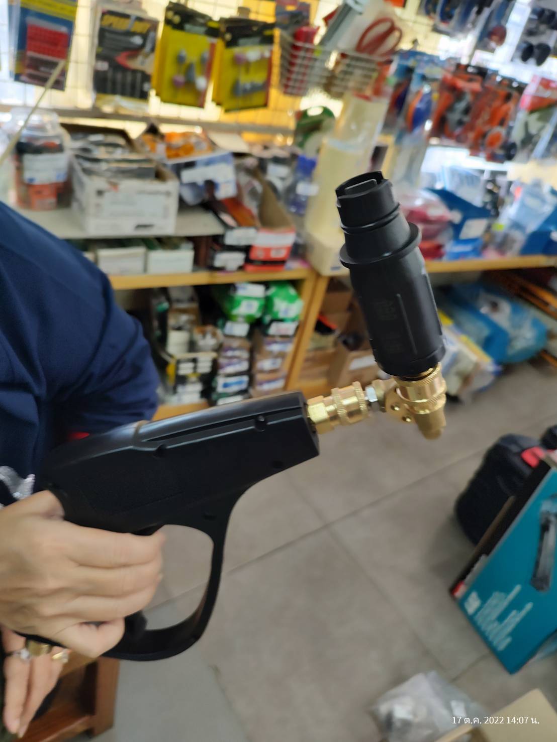 ข้อต่อหัวงอ180องศา 1/4QC V1, V1+