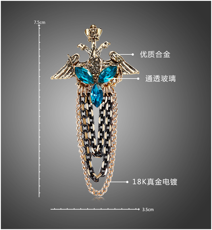 (พร้อมส่ง) เข็มกลัดเจ้าบ่าว 008