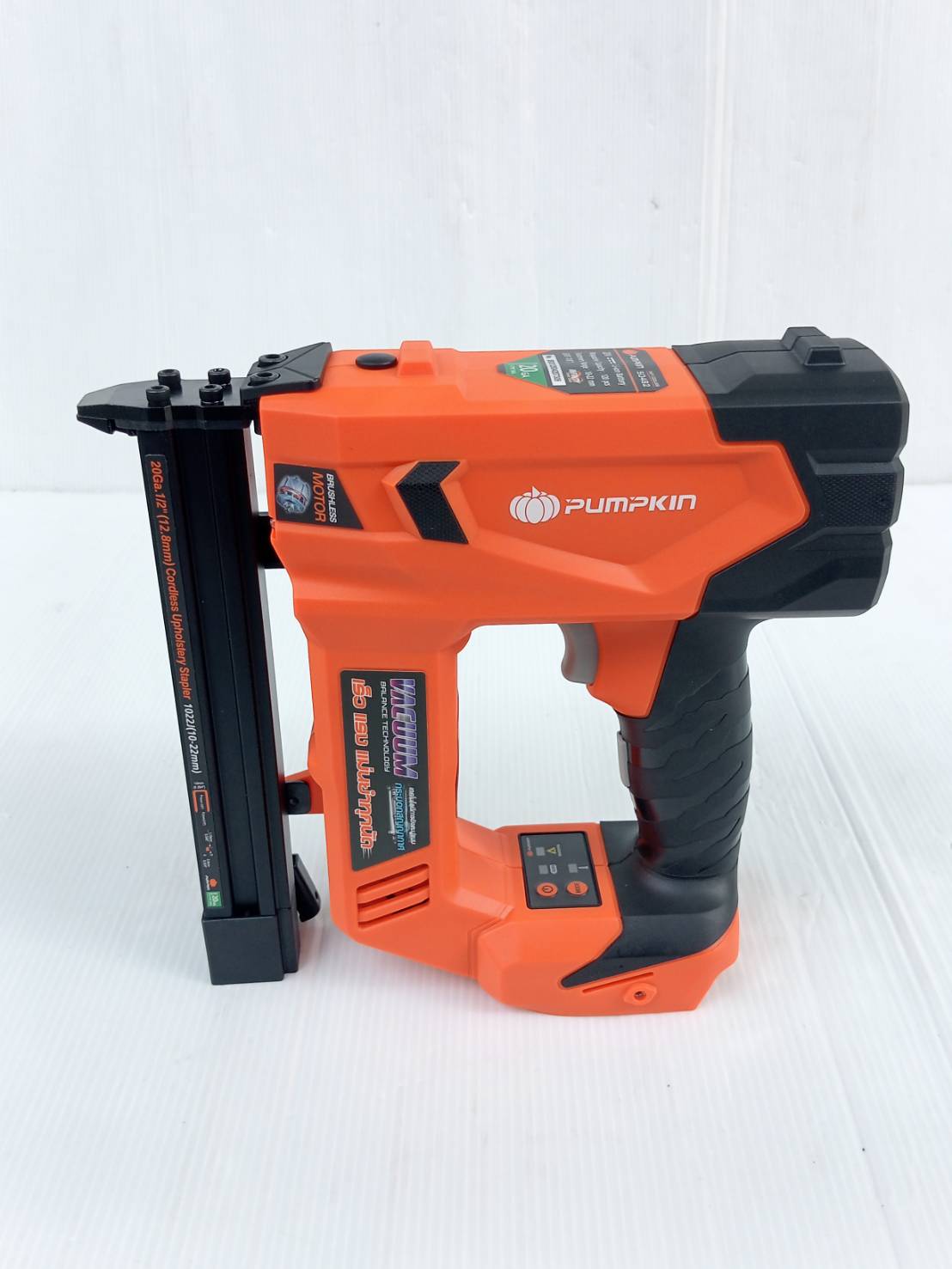เครื่องยิงตะปูไร้สาย20V 1022J INF-1022JSB PUMPKIN (เครื่องเปล่า) 50482