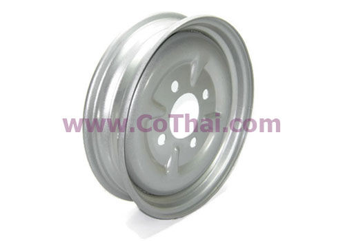 กะทะล้อ 4รู 3.00-10 ยึด100 ขอบ10นิ้ว d275 w74 c63