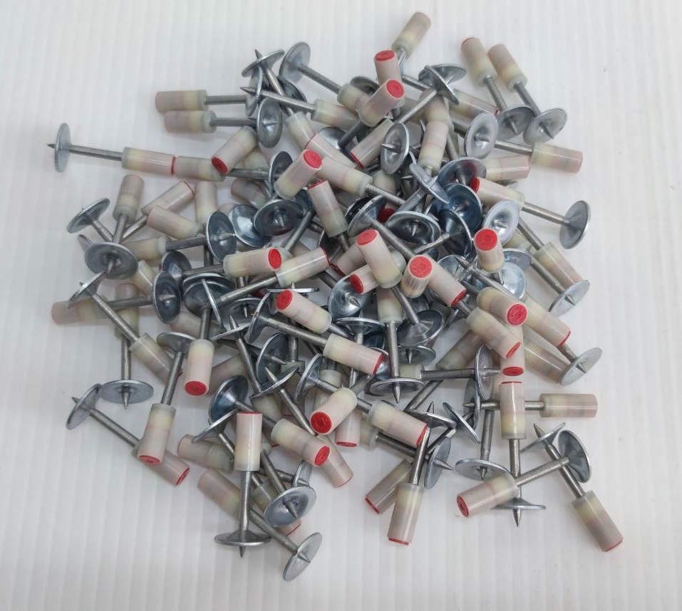 ตะปูแรงดันสูง ตะปู สำหรับเครื่องยิงตะปู แบบตรง ขนาด 25มม. (100ตัว/กล่อง) ใช้คู่กับเครื่องยิงดอกตะปูแรงดันสูง