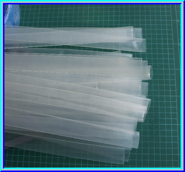 1x ท่อหด สีขาวใส ขนาด 16 มม. ยาว 1 เมตร