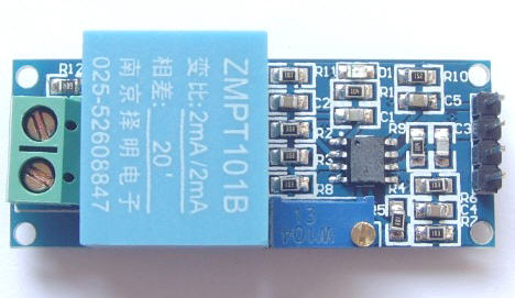 1x เซ็นเซอร์วัดแรงดันไฟ AC 220V ZMPT101B (AC Volt Sensor)