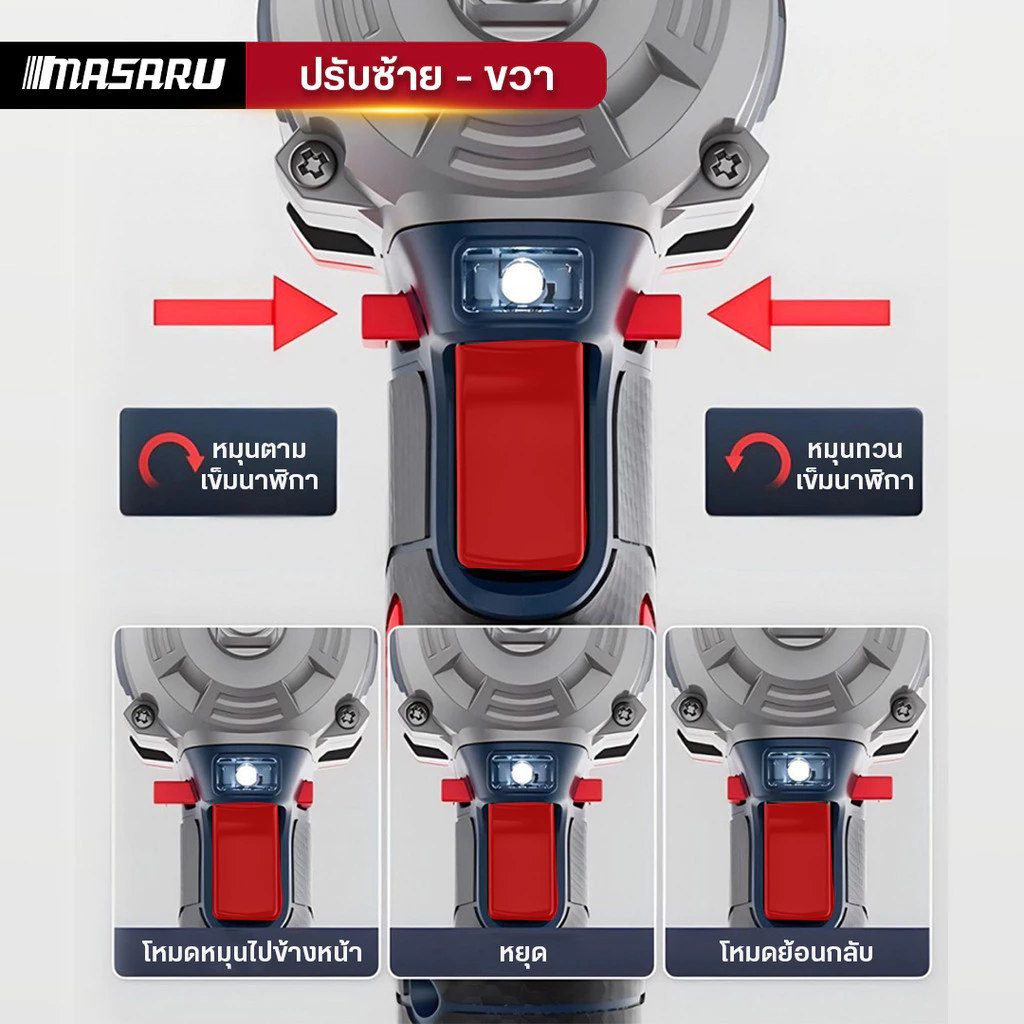 MASARU บล็อกแบต1/2 20V SCDW-130-B2