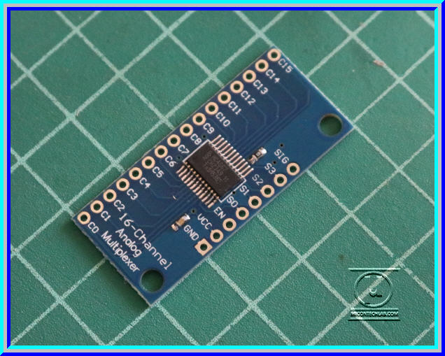1x วงจรไอซี CD74HC4067 16-Channel Analog Multiplexer/Demultiplexer