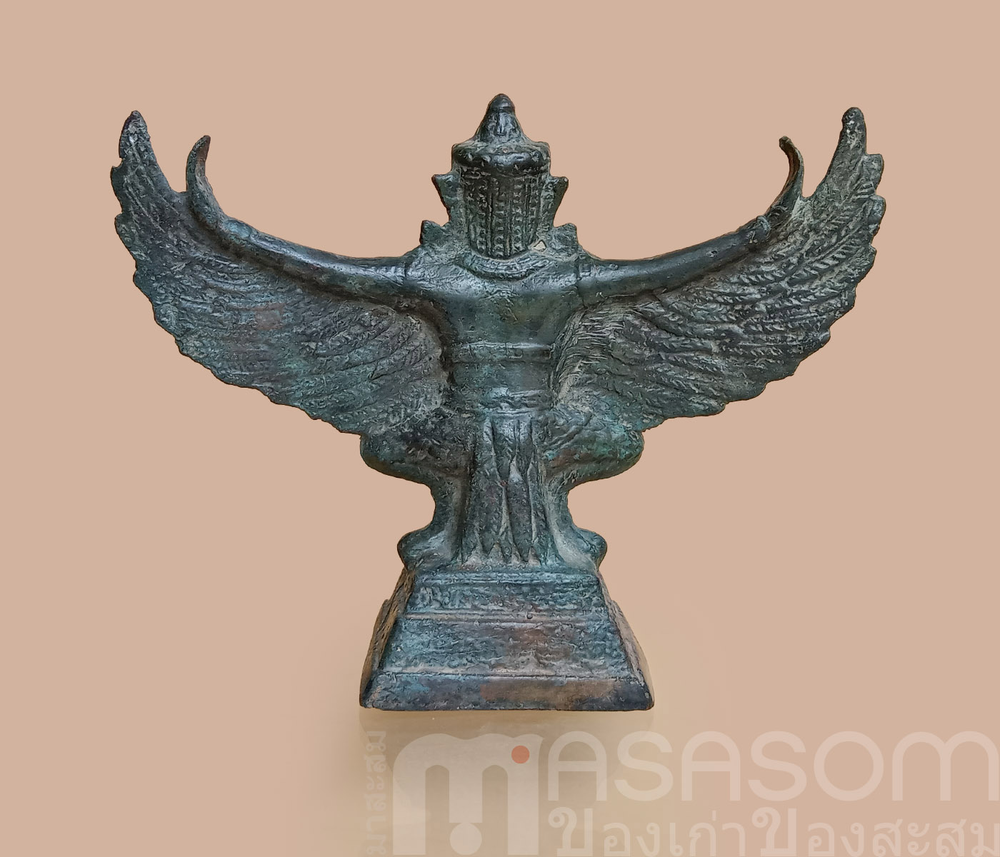 ครุฑทองเหลืองหน้าตัก3นิ้ว