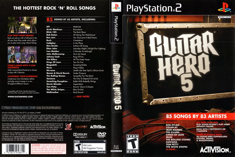 GUITAR HERO 5 [US : DVD9 1 Disc]