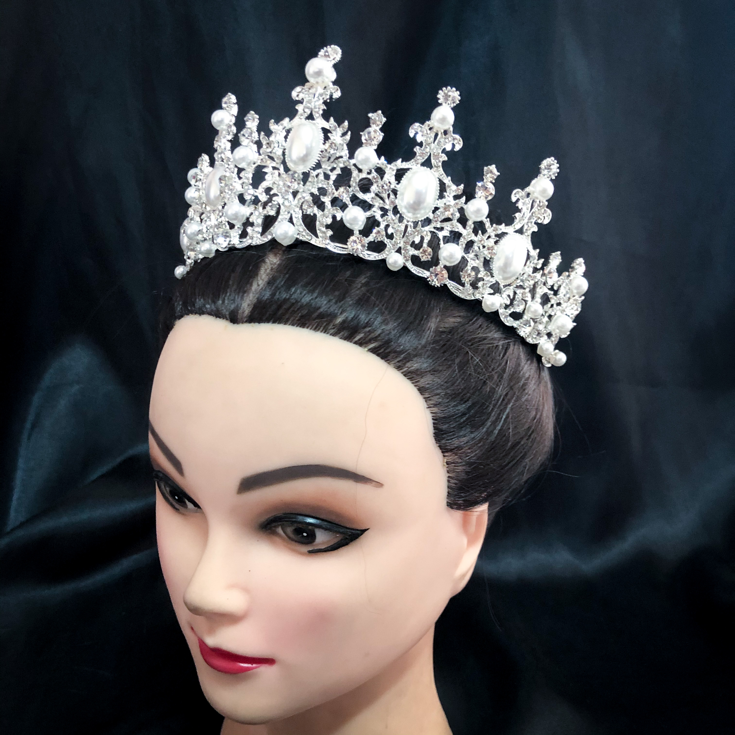 (พร้อมส่ง) เทียร่า 296 มงกุฎนางงาม มงกุฎเจ้าหญิง งานสวย ปราณีต QCเพชรทุกเม็ด สินค้าพร้อมส่งจากไทย