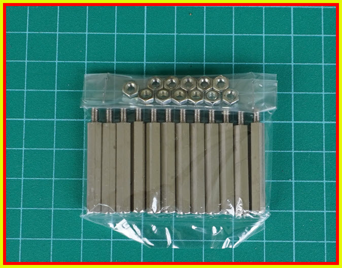 12x เสารองปลายผู้เมีย M3 ยาว 30 มม. (Spacer)