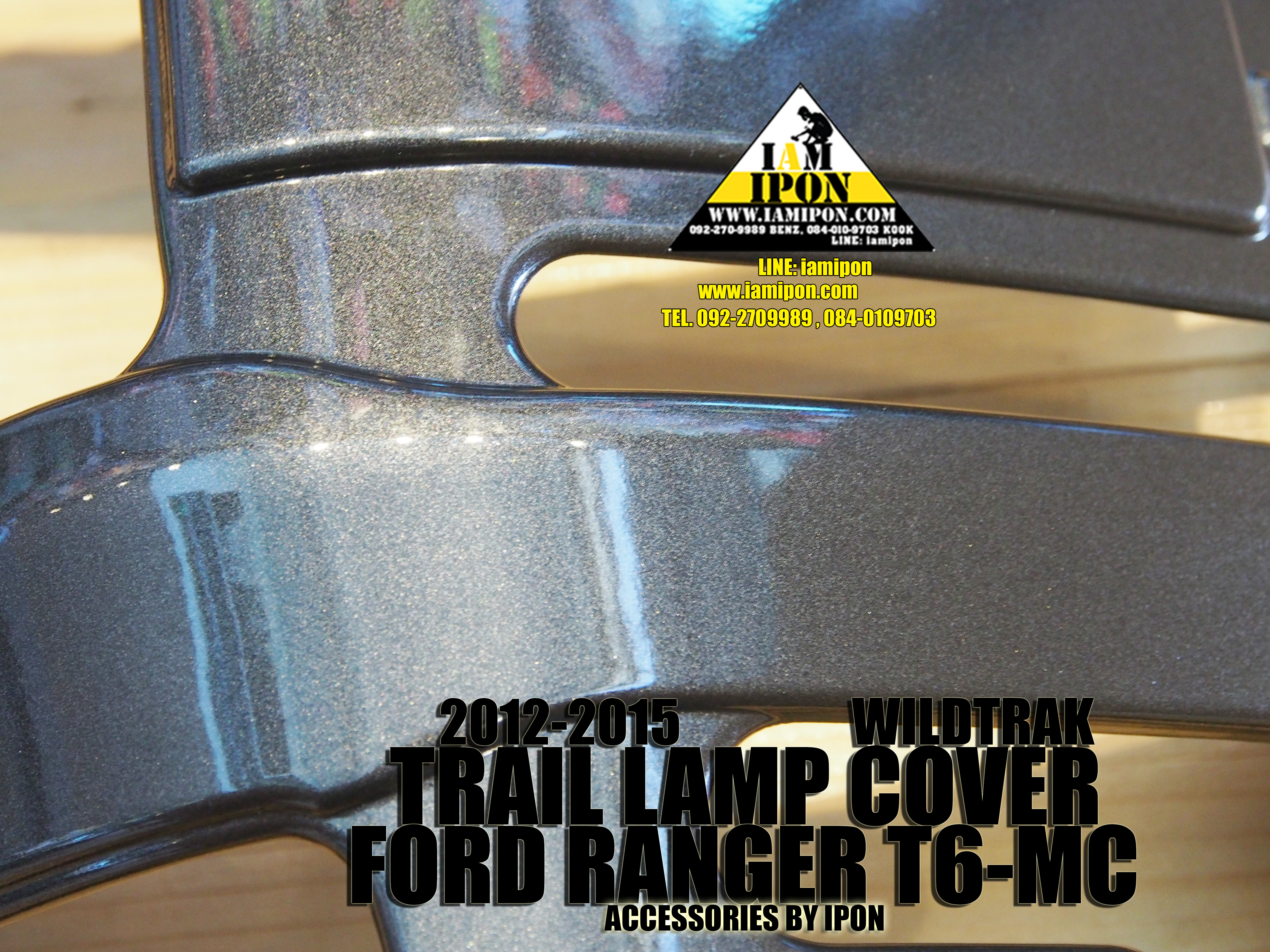 TAIL LAMP COVER FORD RANGER T6 WILDTRAK ครอบไฟท้ายสีไวล์ดแทรคฟอร์ดเรนเจอร์ T6