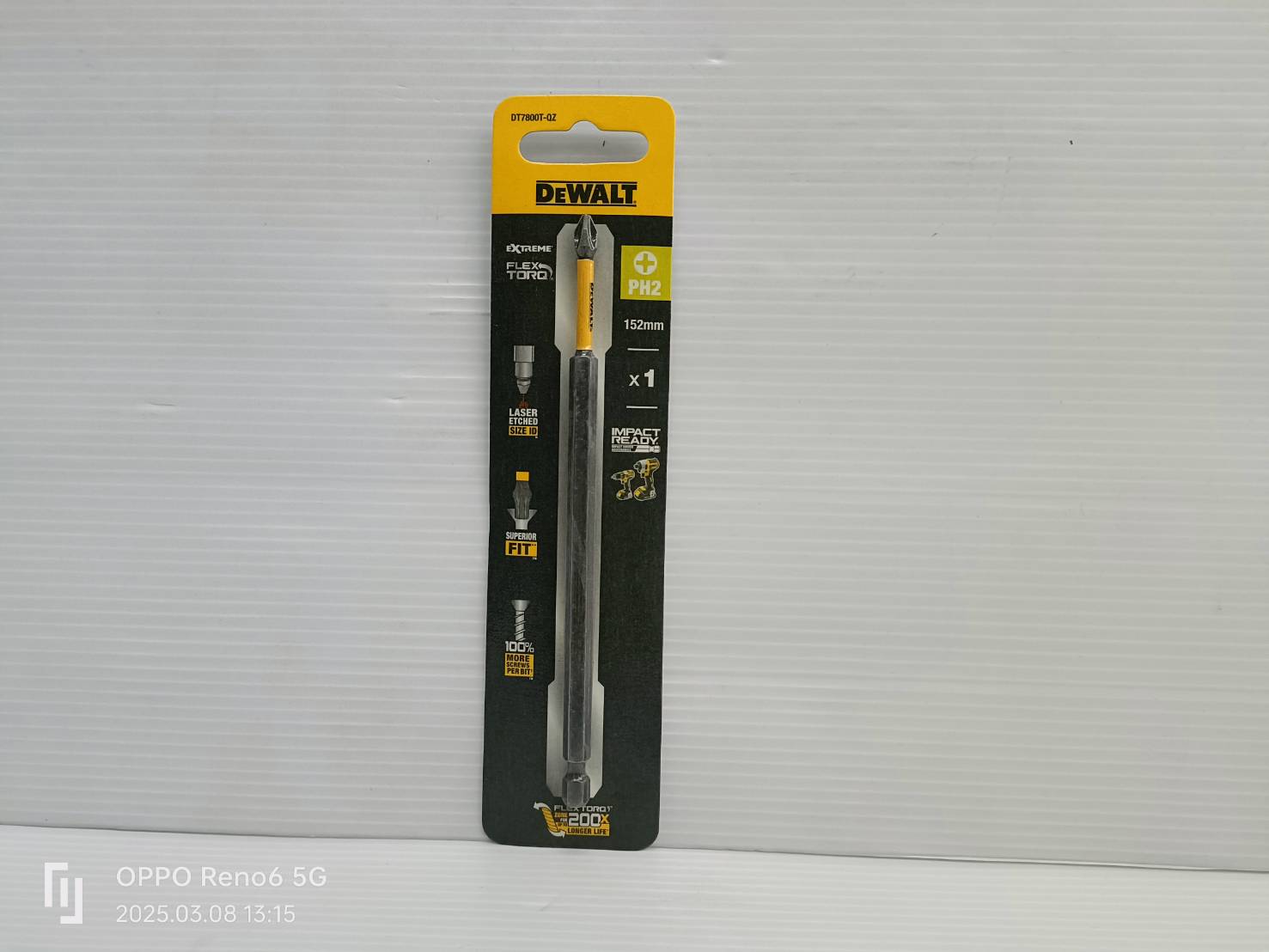ดอกไขควงPH2 ยาว 6 นิ้ว DT7800T-QZ DEWALT