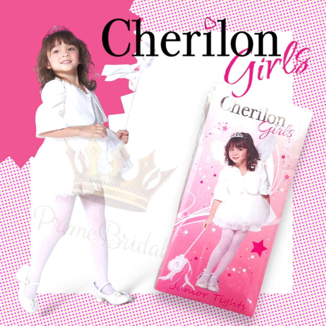 Pansy Kid / Cherilon Girls ถุงน่องเด็ก แบบกางเกง สีขาว 1 คู่ คุณภาพดี เนื้อเนียน ยืดหยุ่นดี