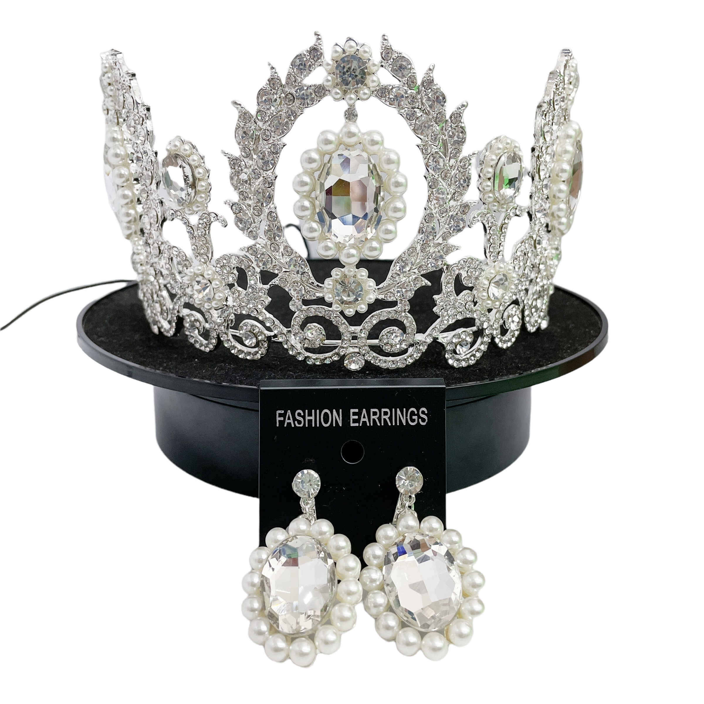 (พร้อมส่ง) เทียร่า 001 สีเงิน มงกุฎนางงาม มงกุฎเจ้าหญิง งานสวย ปราณีต QCเพชรทุกเม็ด สินค้าพร้อมส่งจากไทย