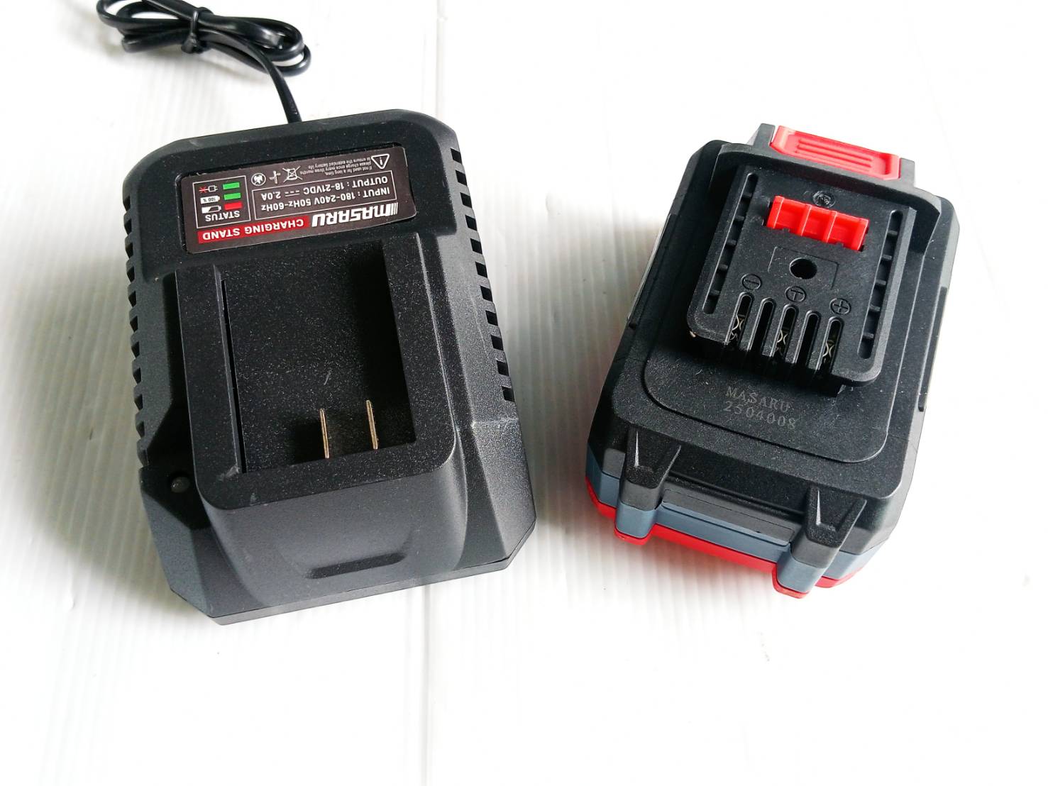 MASARU พัดลมไร้สาย SCFP-900-B1 12" มีไฟในตัว Power Turbo 20V แบตรุ่นใหม่