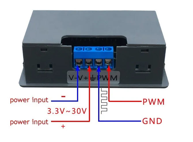 1x โมดูลสร้างสัญญาณ PWM ปรับความถี่และดิ้วตี้ไซเคิล