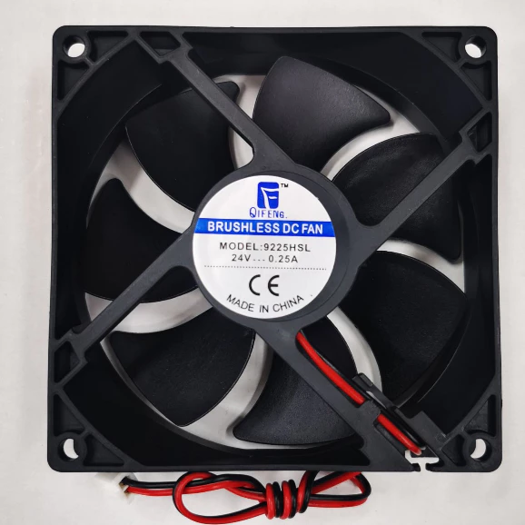 QIFENG พัดลม24V / 0.25A 3.5" 92*92*25mm. 9225HSL