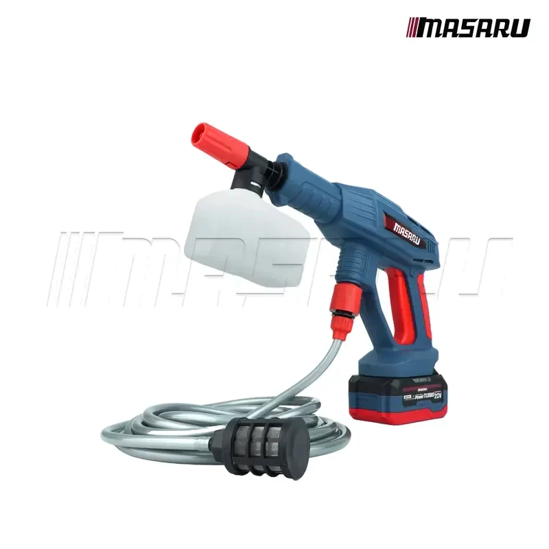 MASARU เครื่องฉีดน้ำไร้สาย 20V รุ่น SCWS-705-B1 มอเตอร์ Brushless แรงดันสูง เคลื่อนที่สะดวก ใช้งานง่าย