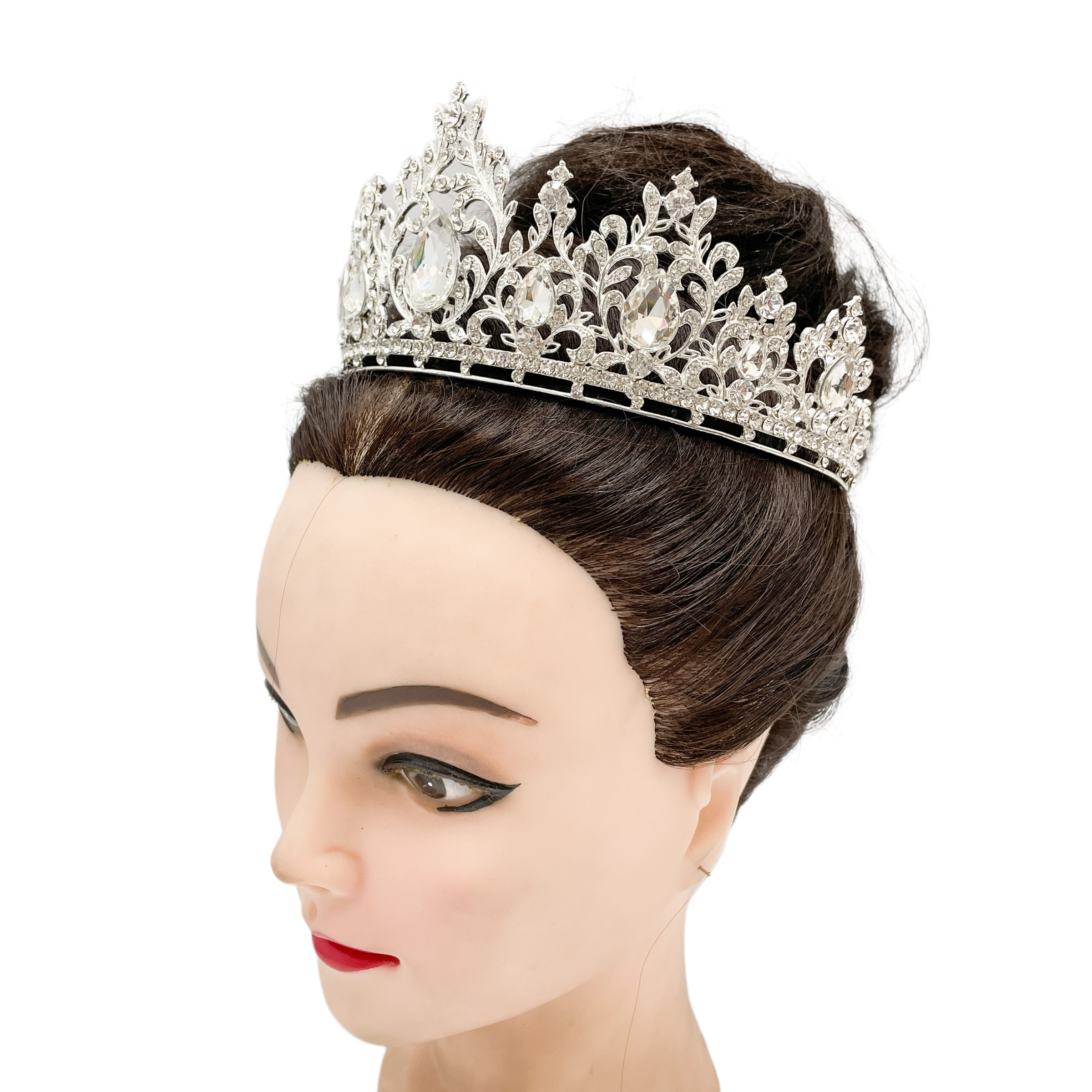 (พร้อมส่ง) เทียร่า 352 สีเงิน งานสวย ปราณีต QCเพชรทุกเม็ด สินค้าพร้อมส่งจากไทย