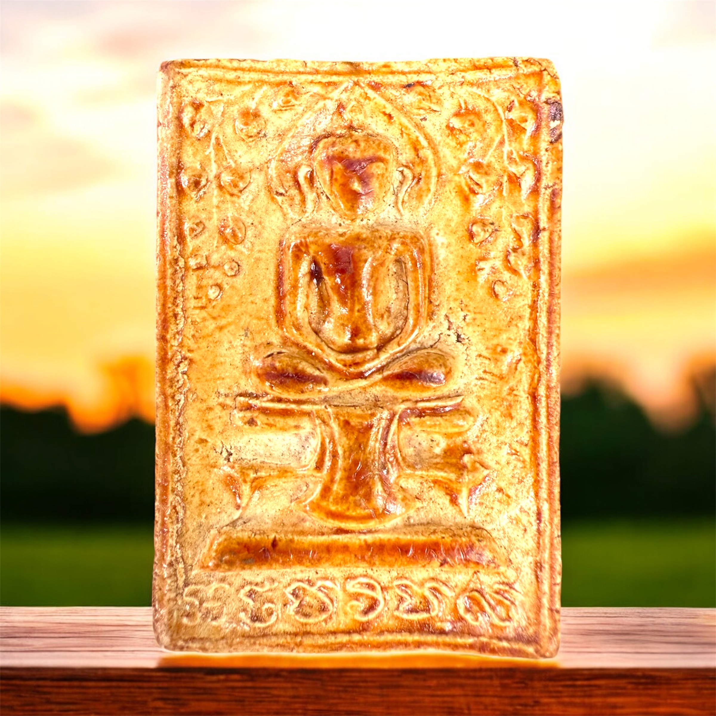 พระสมเด็จปรกโพธิ์ วัดไผ่ล้อม บ้านค่าย จ.ระยอง หลวงปู่ทิม วัดละหารไร่ เป็นเจ้าพิธีปลุกเสกใหญ่ จัดสร้างปี 2514 (พิมพ์ใหญ่) นิยม