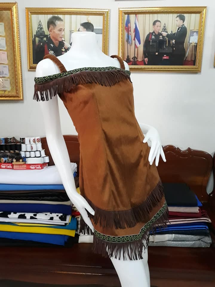 ชุดอินเดียแดงหญิง