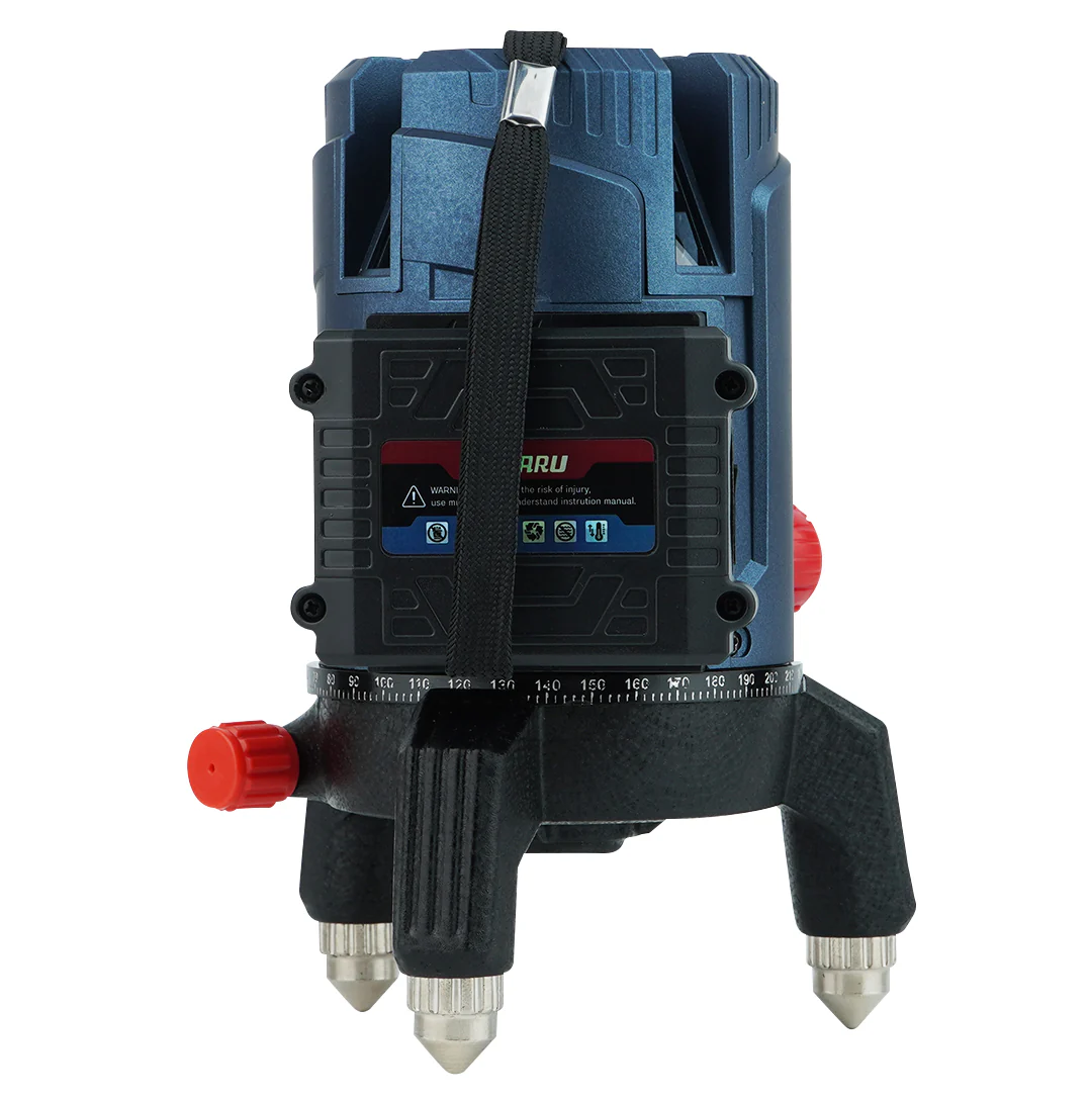 MASARU SMLG-330 เครื่องวัดระดับเลเซอร์แบบแสงสีเขียว 5 เส้น 3.7V (ไม่รวมขาตั้ง)