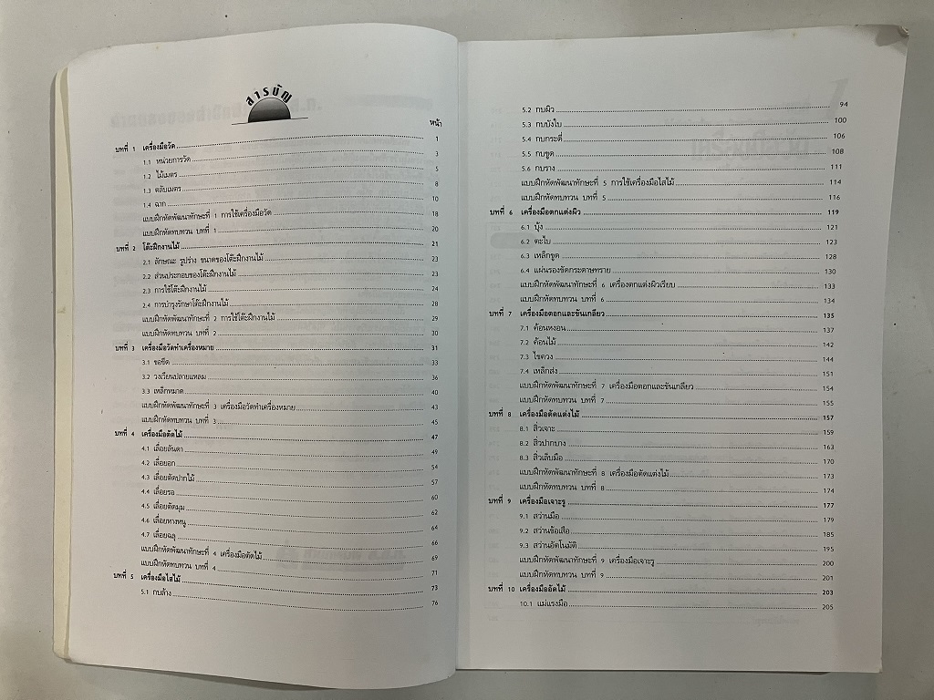 เทคนิคการใช้เครื่องมืองานไม้