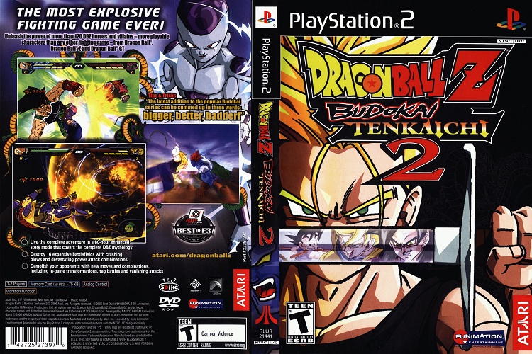 DRAGON BALL Z BUDOKAI TENKAICHI 2 [US : DVD5 1 Disc]