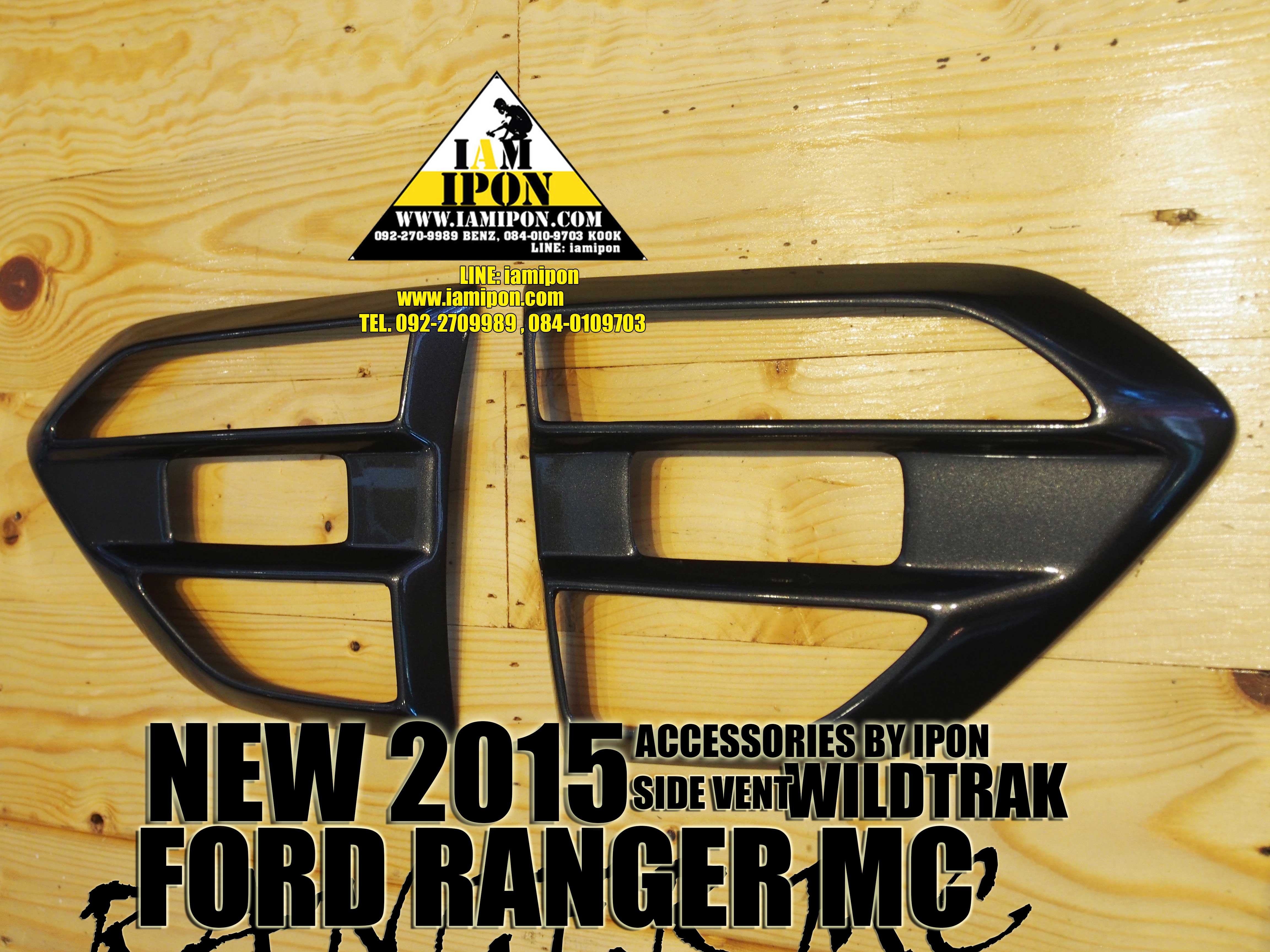 SIDE VENT FORD RANGER MC WILDTRAK 2015 ครอบแก้มวายแทรกฟอร์ดเรนเจอร์เอ็มซี 2015