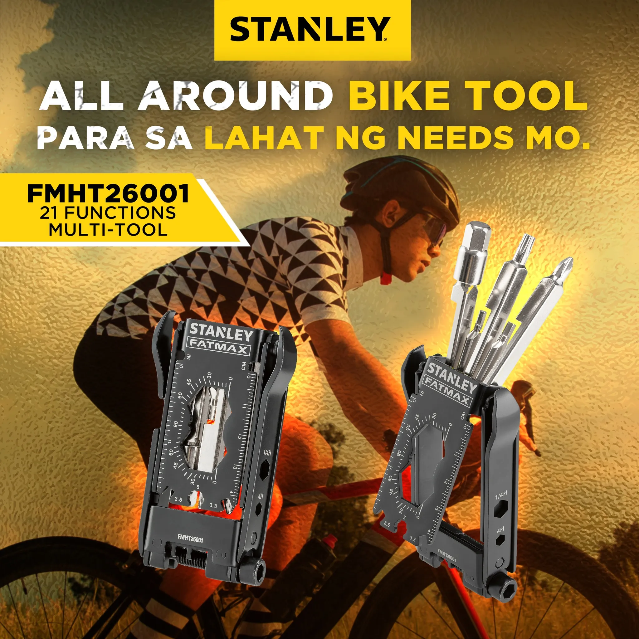 เครื่องมืออเนกประสงค์สำหรับจักรยาน Bike Tools FMHT26001 STANLEY