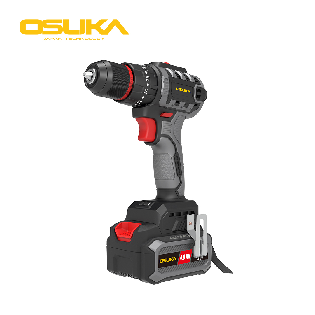 ชุดคู่หู สว่าน+เครื่องจียร ไร้สายไร้แปรงถ่าน 20v OCK151-M2 OSUKA