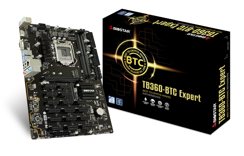 Biostar Mainboard Bitcoin BSR-IH37CAHS TB360-BTCExpert