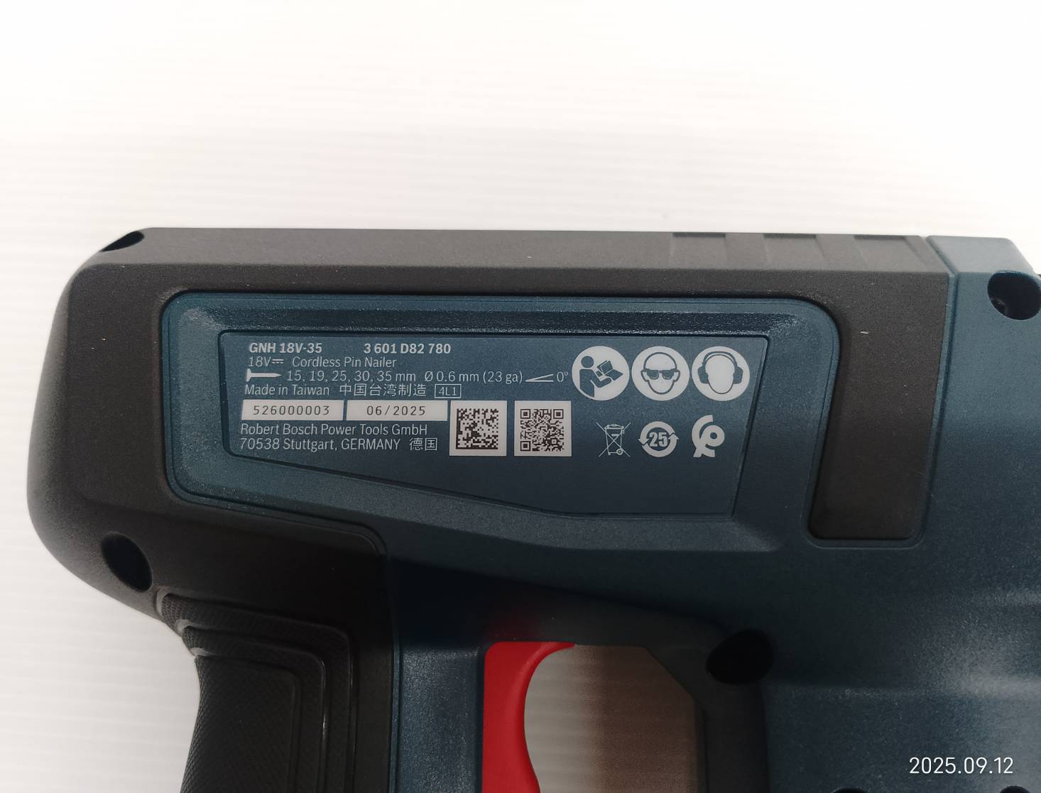 ปืนยิงตะปูไร้สาย18V GNH18V-35 BOSCH 0601482780 ใช้ตะปู PIN