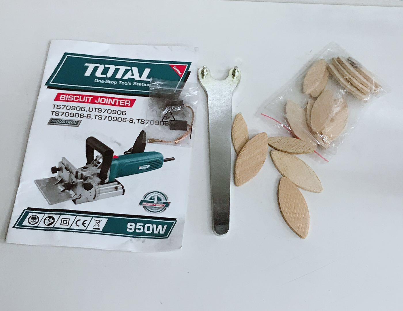 เครื่องเจาะแผ่นบิสกิต TS70906 TOTAL