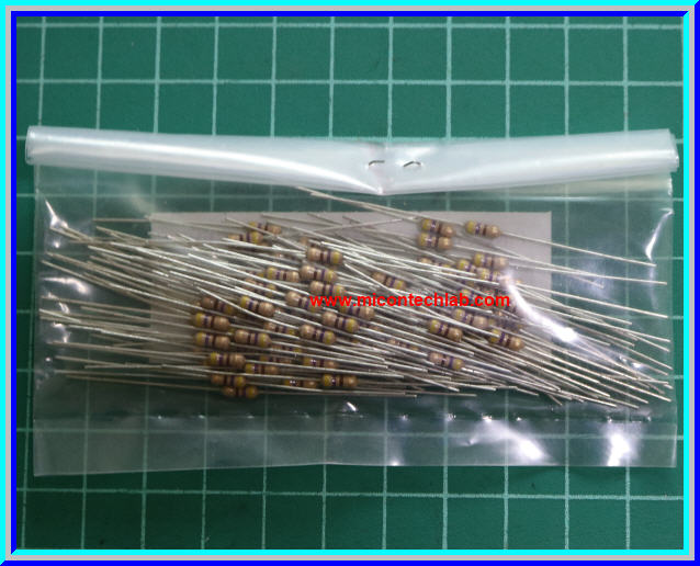 10x ตัวต้านทาน 470 Ohm 1/4 Watt 5% Cabon Resistor