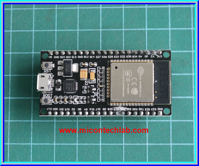 1x แผงวงจร ESP32 แบบ 38 ขา NodeMCU WiFi Bluetooth IOT