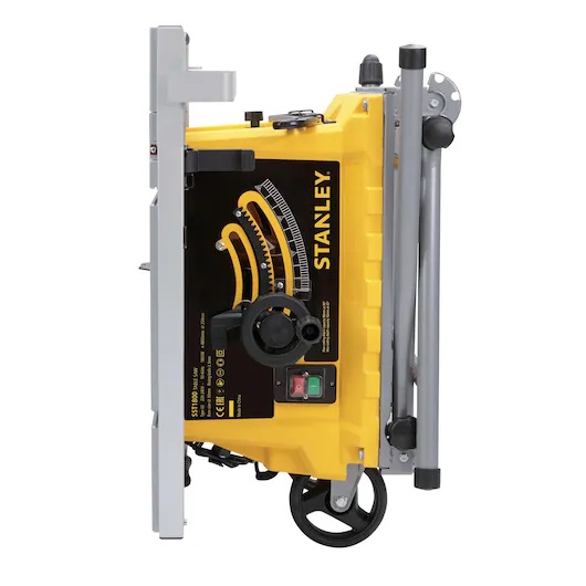 Stanley โต๊ะเลื่อยวงเดือน 10นิ้ว รุ่น SST1800 รุ่นใหม่ มีล้อ ขาพับเก็บได้