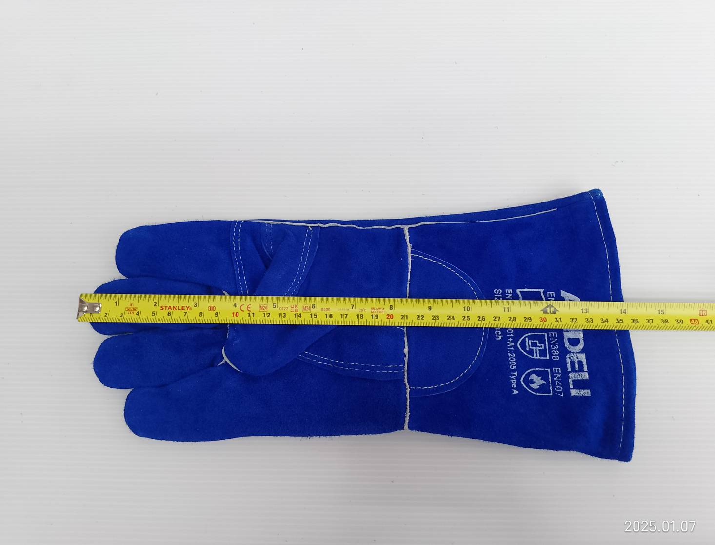 ถุงมือเชื่อม13" สีน้ำเงิน ANDELI รุ่น 141-1009