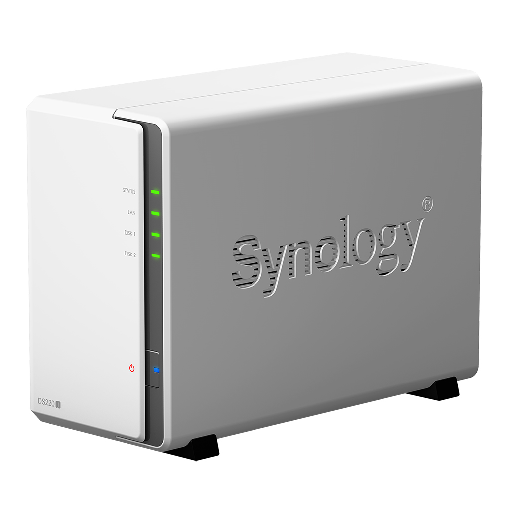 Synology DiskStation DS220j 2-bay DiskStation, Quad Core 1.4 GHz, 512MB RAM