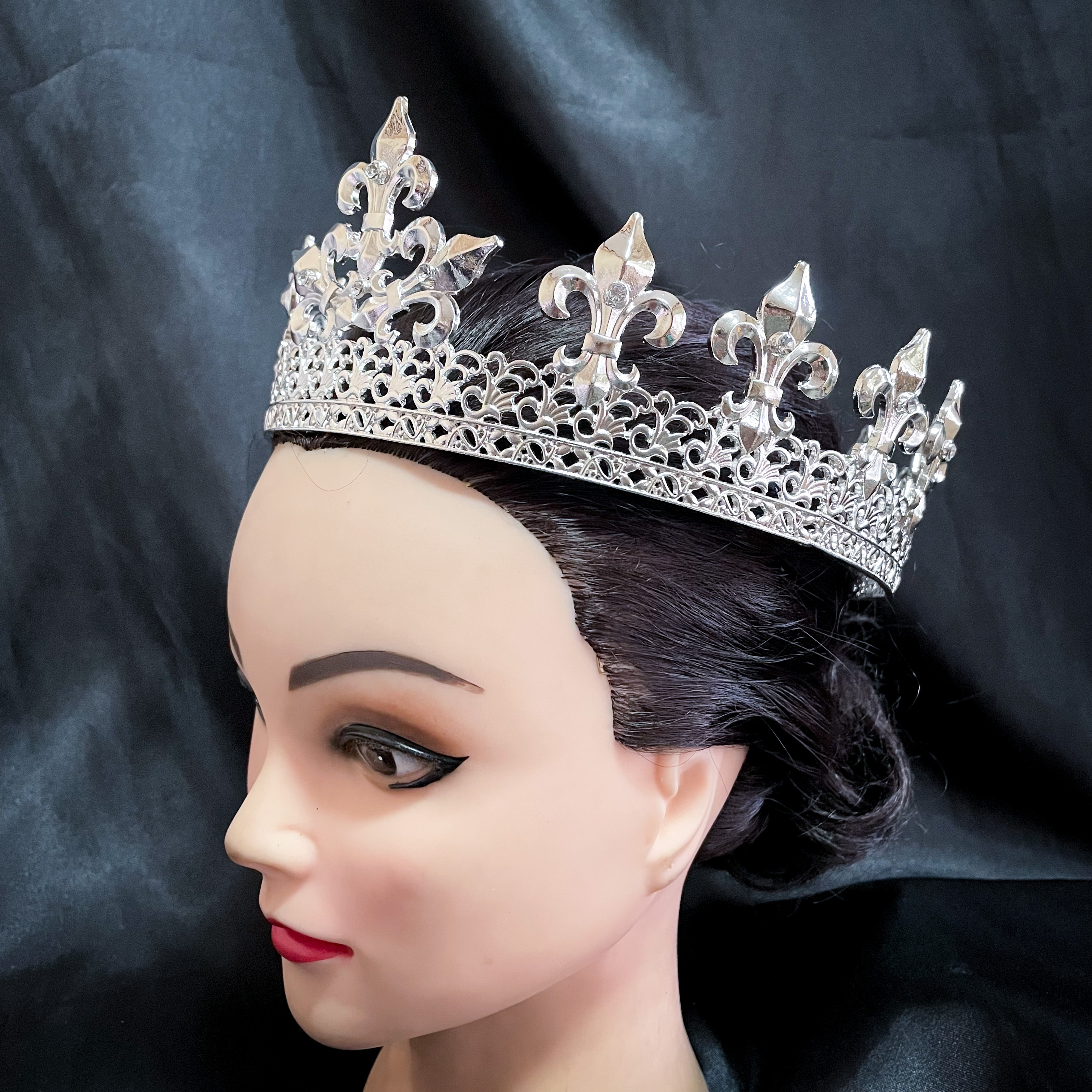 (พร้อมส่ง) มงกุฏผู้ชาย 086 สีเงิน เจ้าชาย พระราชา การประกวด สินค้าพร้อมส่ง ไม่ต้องรอนาน งานพรีเมี่ยม ส่งด่วนจาก จ.อุบลราชธานี