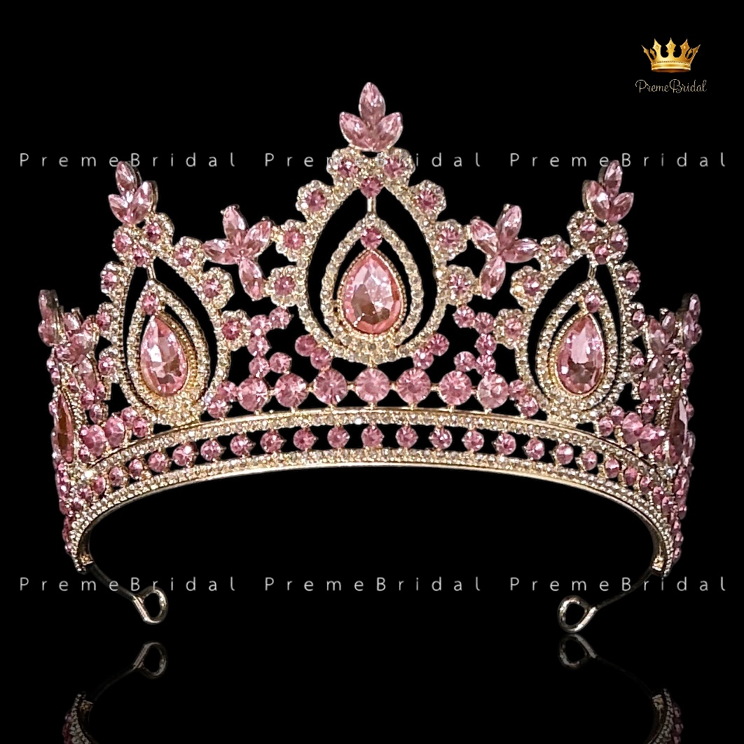 (พร้อมส่ง) เทียร่า 414 มงกุฎนางงาม ครึ่งหัว งานสวย ปราณีต QCเพชรทุกเม็ด สินค้าพร้อมส่งจากไทย