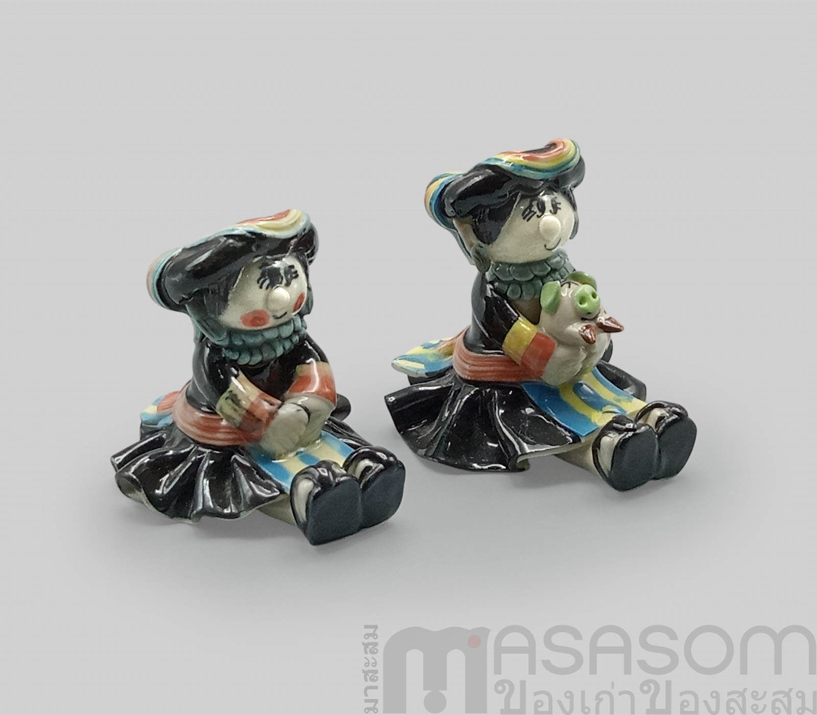 ตุ๊กตาเซรามิคชาวเขา เผ่า"ลีซู"