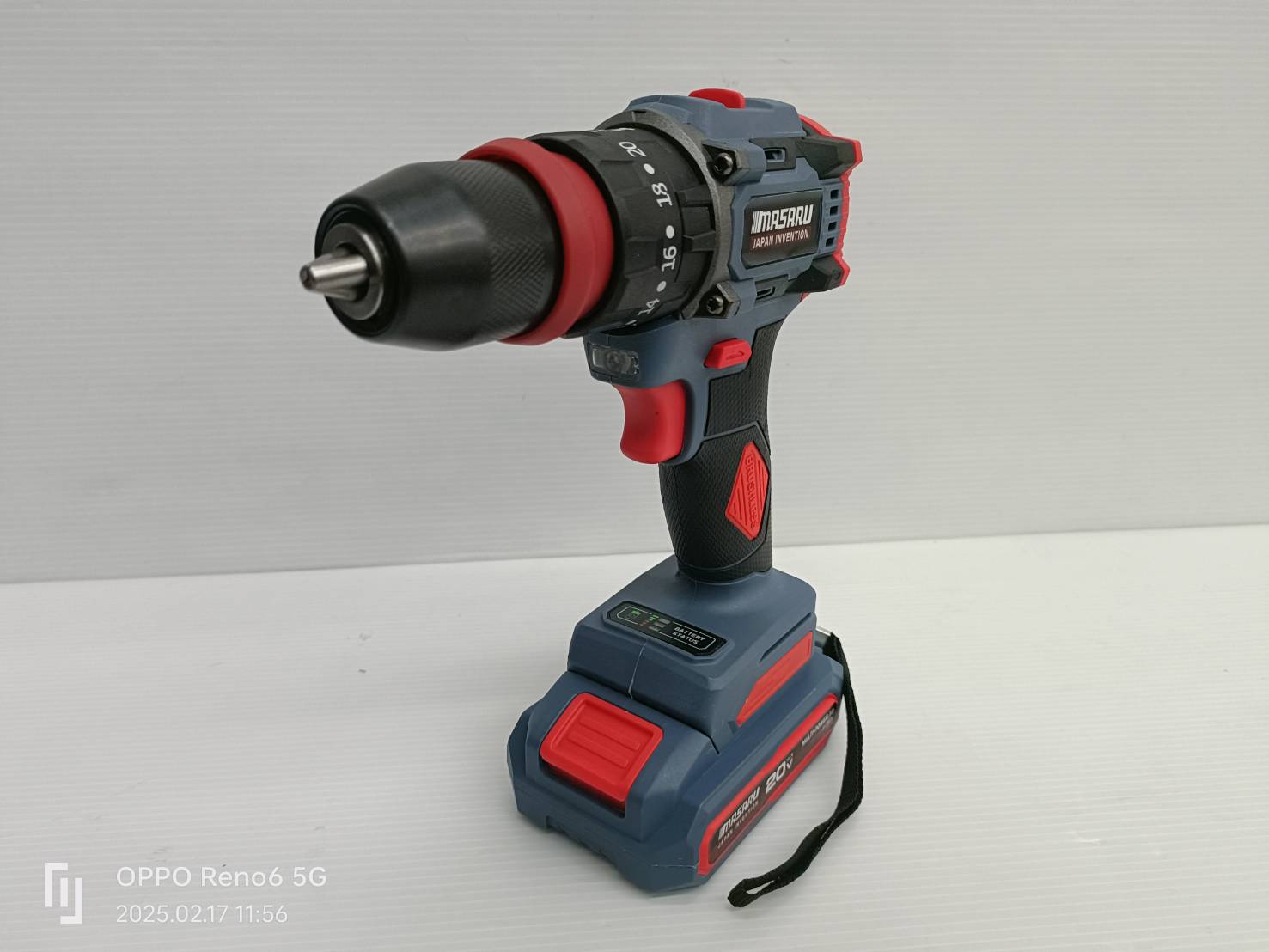 สว่านกระแทก2in1 SCDI-105-B2 MASARU ถอดเปลี่ยนหัวได้