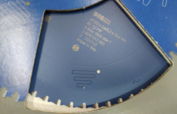 ใบเลื่อยตัดเหล็ก 12"x60T BOSCH #2608643060