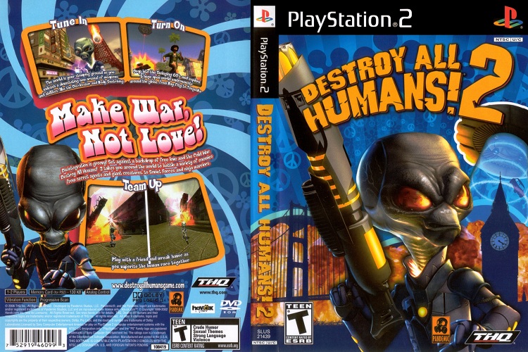 DESTROY ALL HUMANS! 2 [US : DVD5 1 Disc]